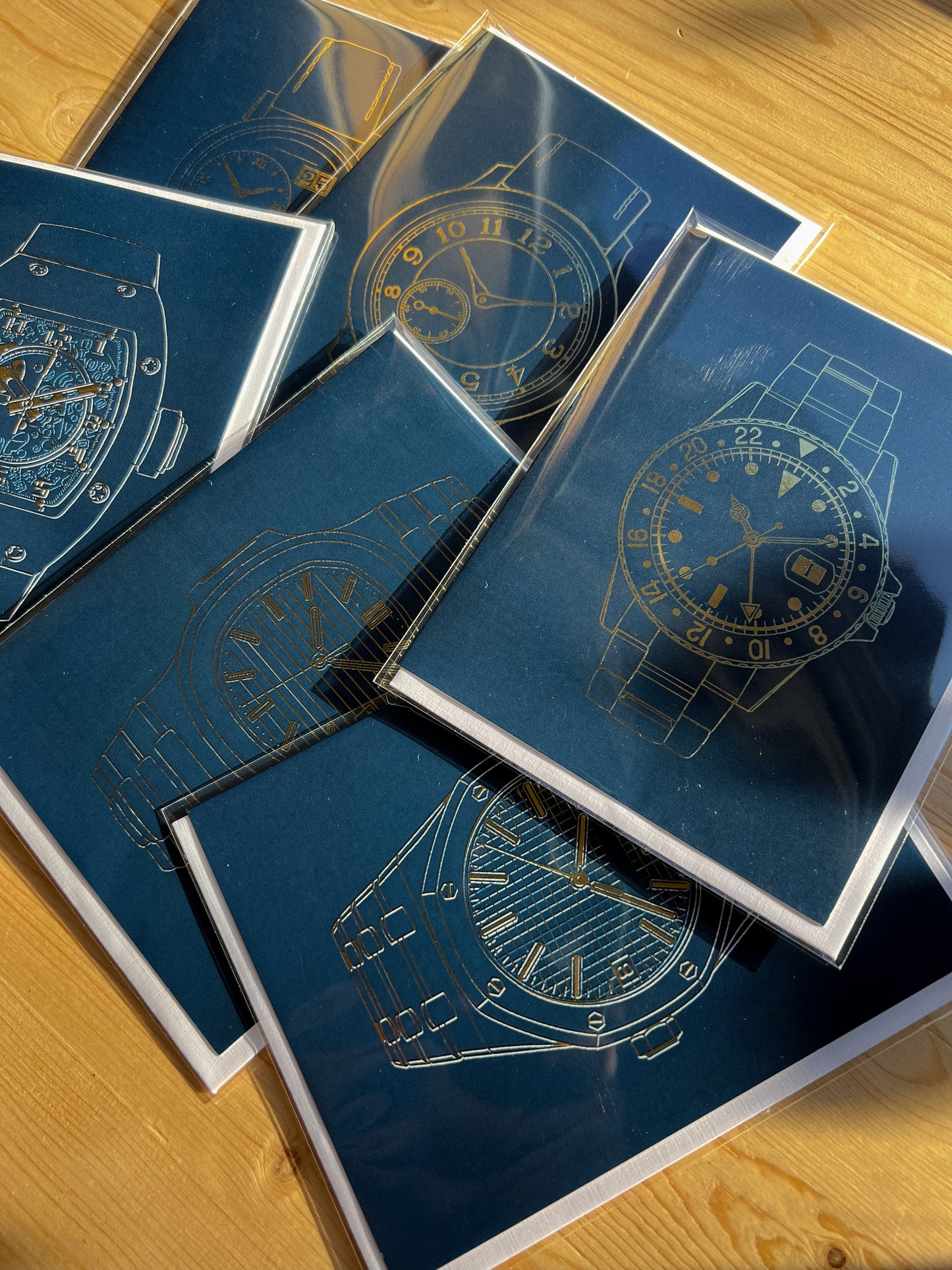 Swiss Luxury Watch Note Card Collection