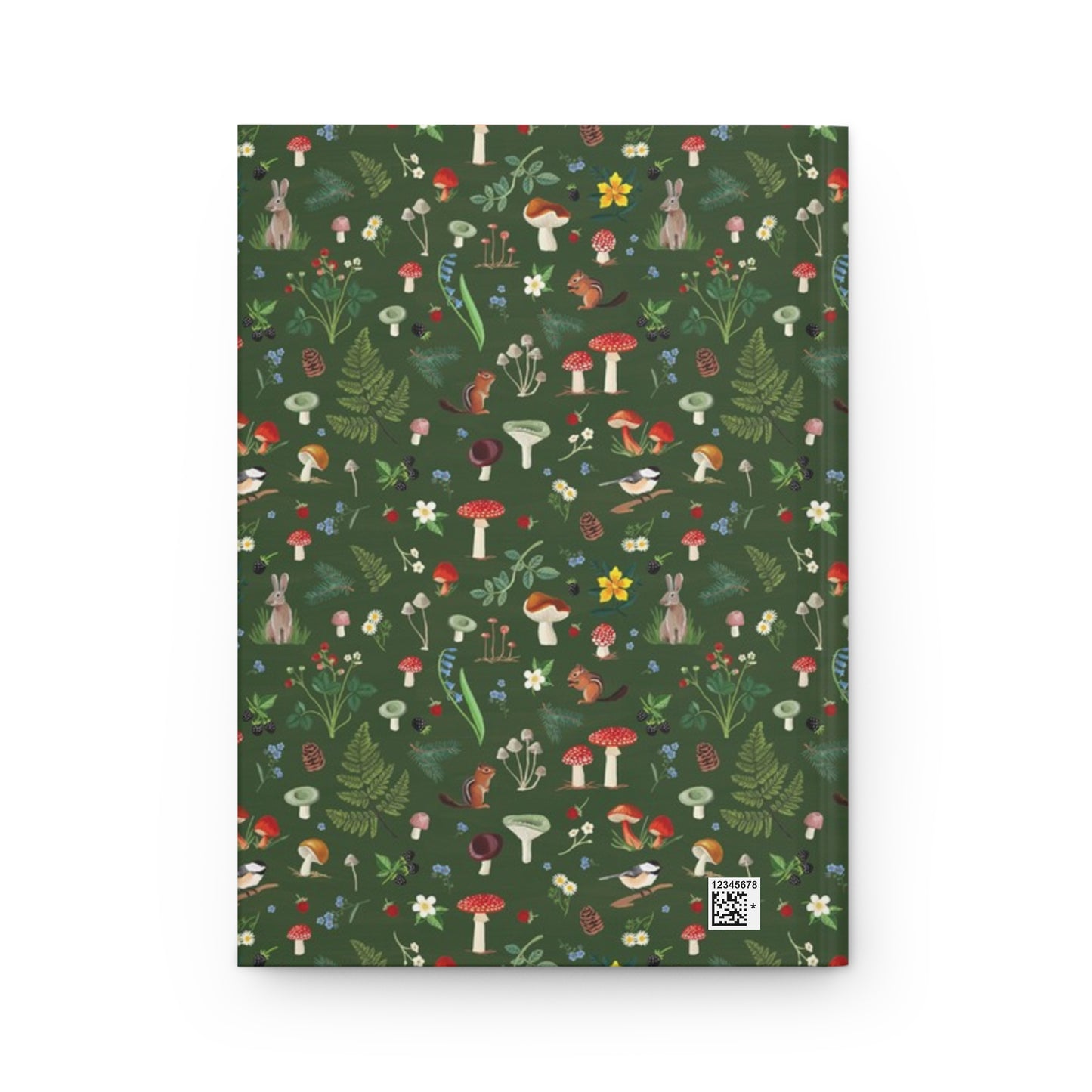 Woodland Wonders Hardcover Journal | Forest Animals, Green Nature Notebook