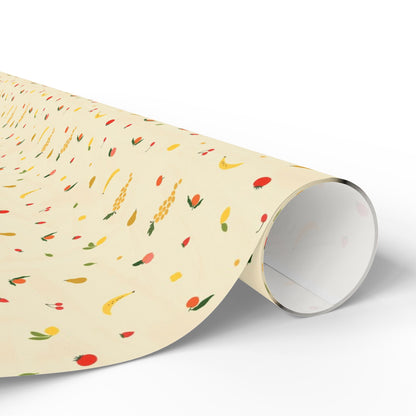 Petit Fruits Wrapping Paper | Festive Holiday Gift Wrap