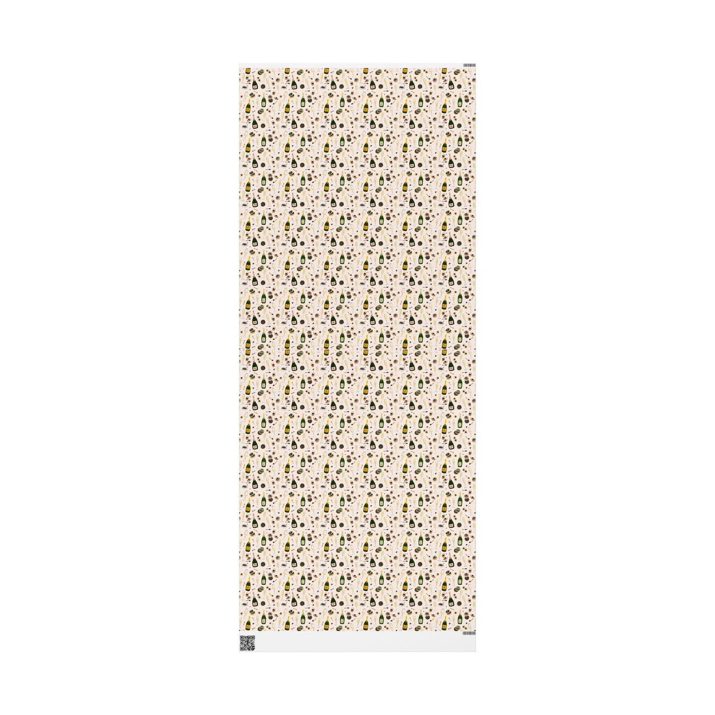 Champagne Celebration Wrapping Paper — Festive Champagne & Caviar Gift Wrap