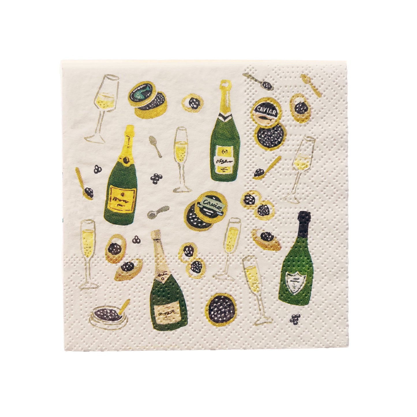 Caviar & Champagne Cocktail Napkins (Set of 20)