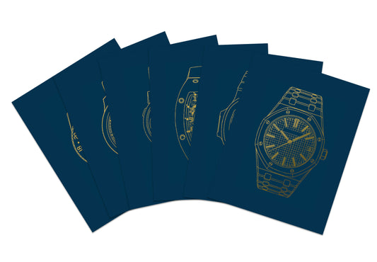 Swiss Luxury Watch Note Card Collection